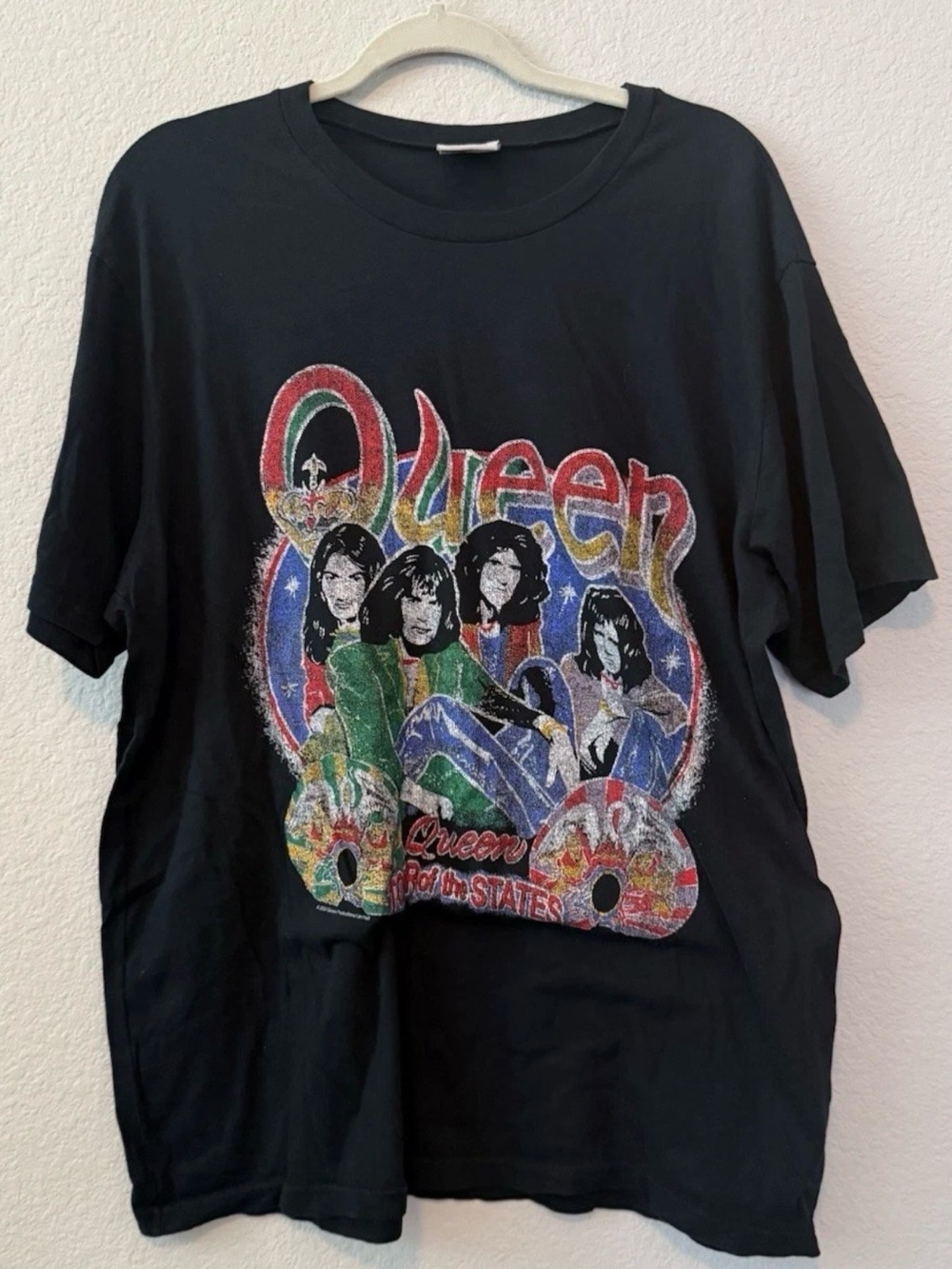 Queen The Game North American Tour T-Shirt XL Black 2005 Band Tee Graphic